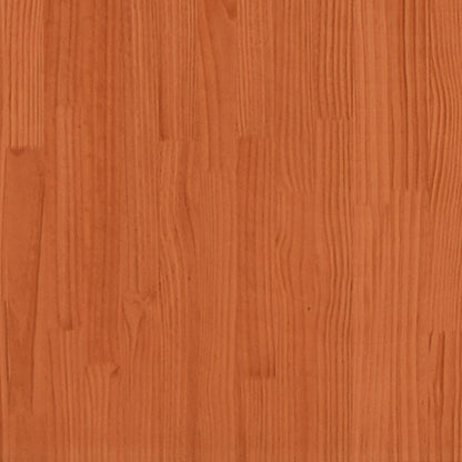 vidaXL Letto senza Materasso Marrone Cera 90x200 cm Legno di Pino VIDAXL