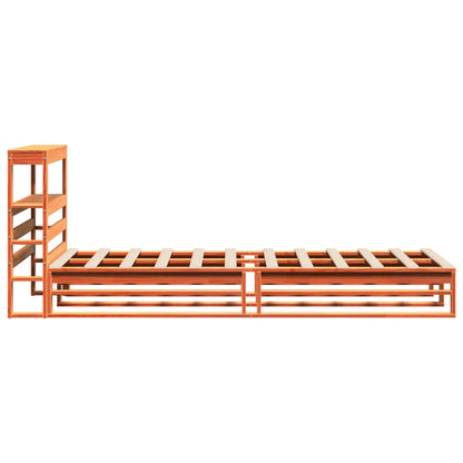 vidaXL Letto senza Materasso Marrone Cera 90x190 cm in Legno di Pino