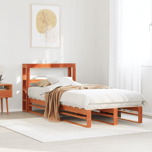 vidaXL Letto senza Materasso Marrone Cera 90x190 cm in Legno di Pino