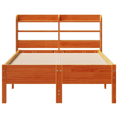 vidaXL Letto senza Materasso Marrone Cera 90x190 cm in Legno di Pino VIDAXL