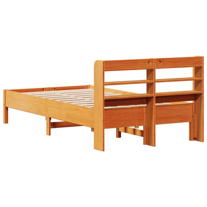 vidaXL Letto senza Materasso Marrone Cera 90x190 cm in Legno di Pino VIDAXL