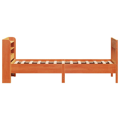 vidaXL Letto senza Materasso Marrone Cera 90x200 cm Legno di Pino