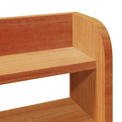 vidaXL Letto senza Materasso Marrone Cera 90x200 cm Legno di Pino