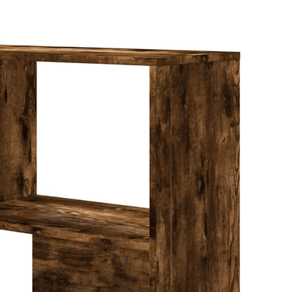 vidaXL Libreria Angolare 4 Ripiani Rovere Fumo 85x85x140 cm Truciolare