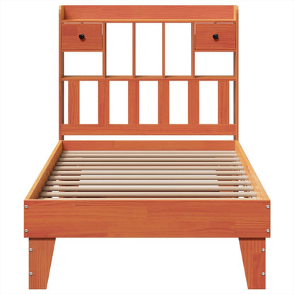 vidaXL Letto senza Materasso Marrone Cera 90x190 cm in Legno di Pino VIDAXL