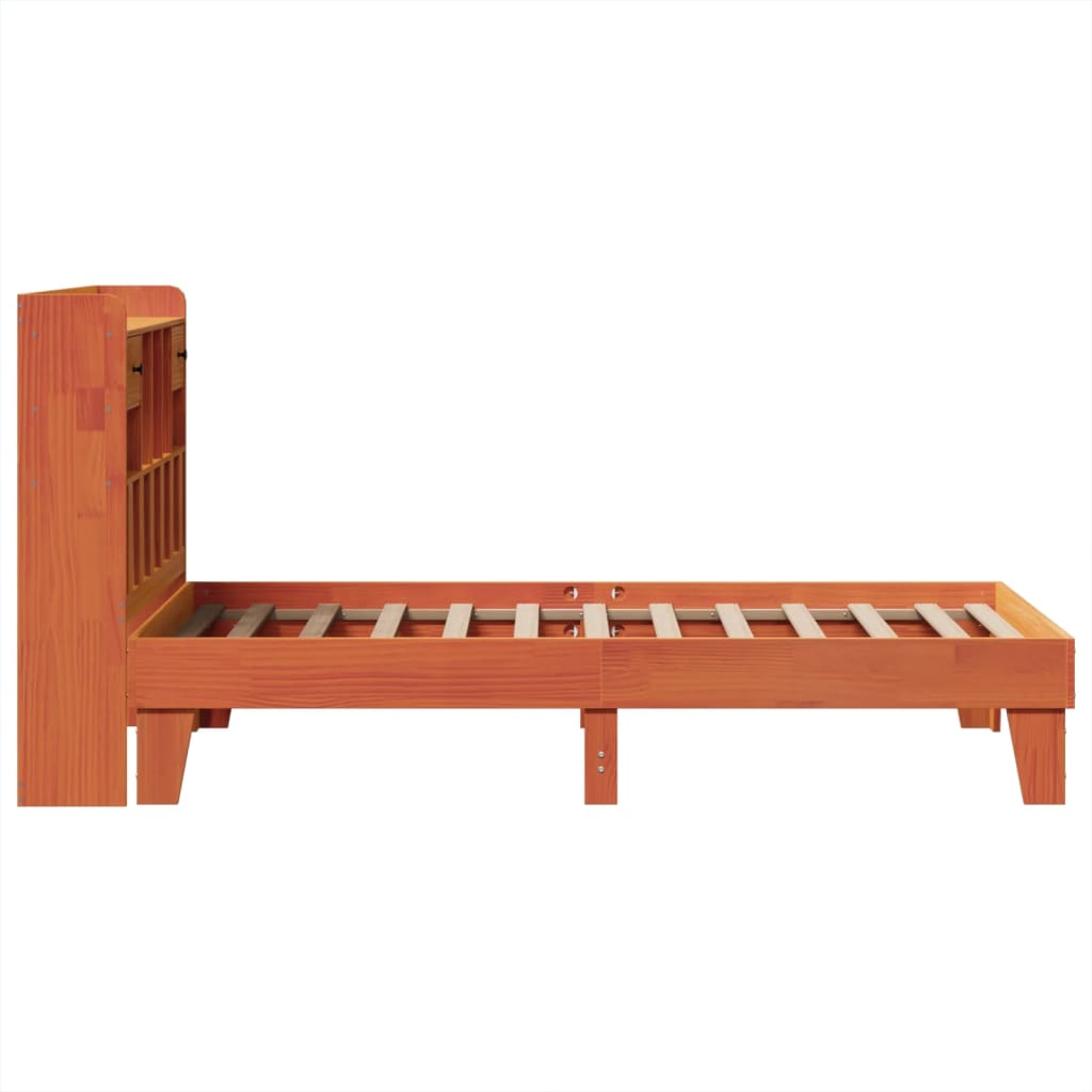 vidaXL Letto senza Materasso Marrone Cera 90x190 cm in Legno di Pino VIDAXL
