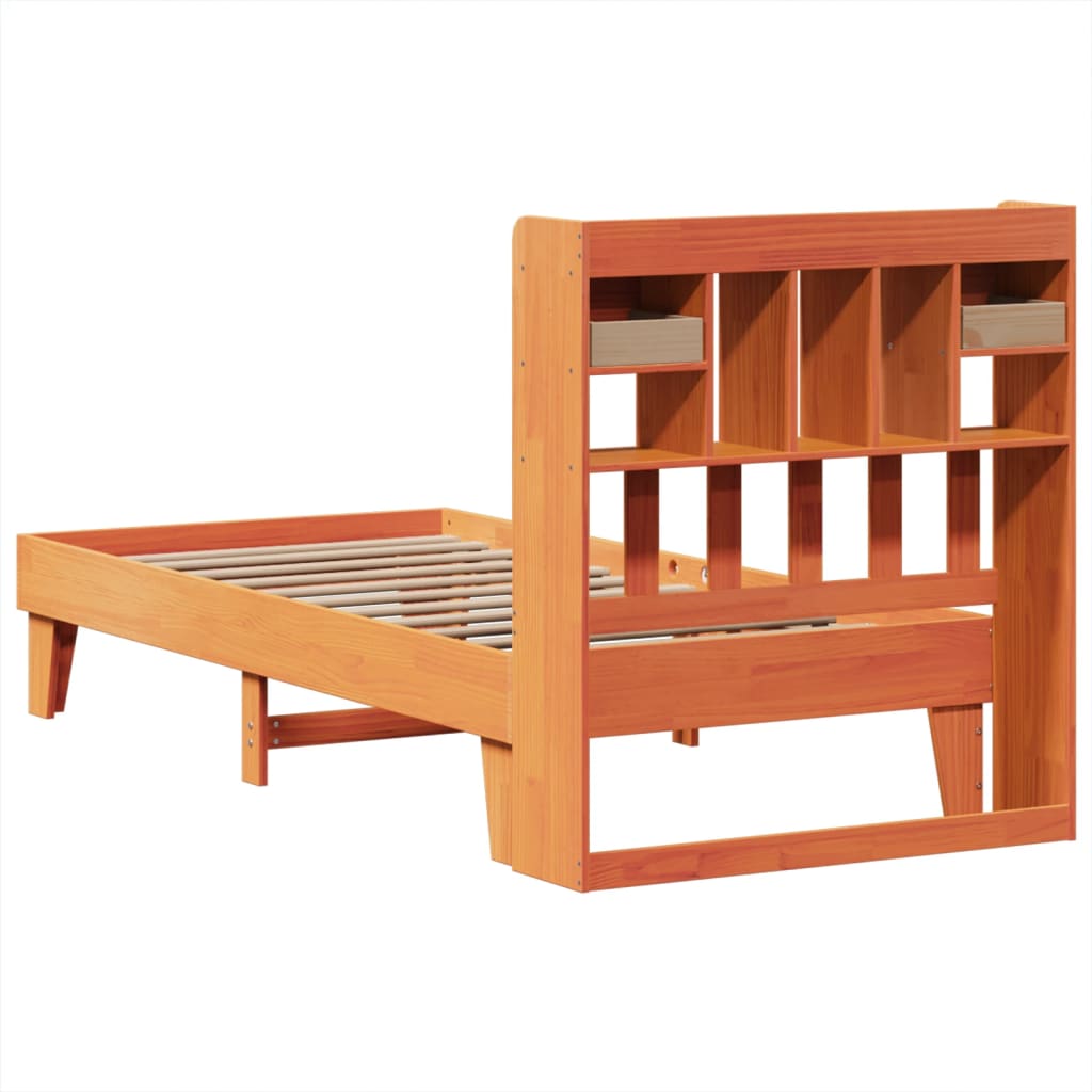 vidaXL Letto senza Materasso Marrone Cera 90x190 cm in Legno di Pino VIDAXL