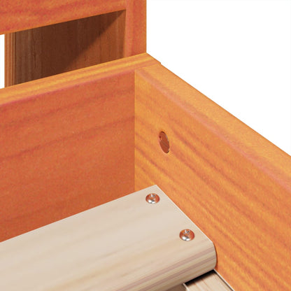vidaXL Letto senza Materasso Marrone Cera 90x190 cm in Legno di Pino VIDAXL