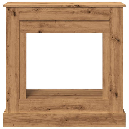 vidaXL Cornice per Camino Rovere Artigianale 90x30x90 cm Truciolato