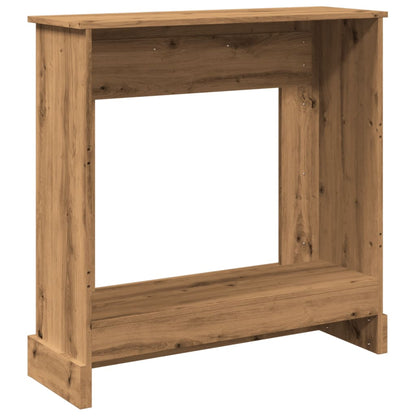 vidaXL Cornice per Camino Rovere Artigianale 90x30x90 cm Truciolato