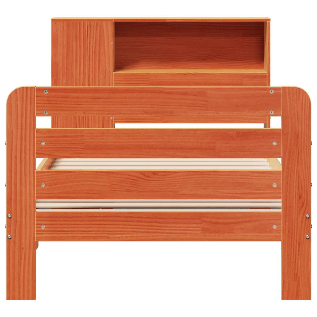 vidaXL Letto senza Materasso Marrone Cera 90x200 cm Legno di Pino VIDAXL