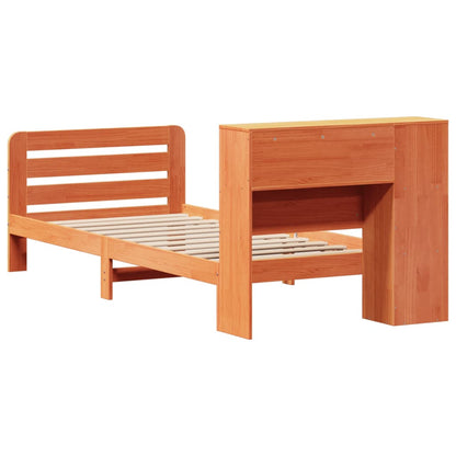 vidaXL Letto senza Materasso Marrone Cera 90x200 cm Legno di Pino VIDAXL