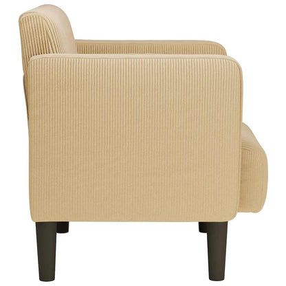 vidaXL Divano Sedia con Braccioli Verde Chiaro Grigio 54 cm Tessuto