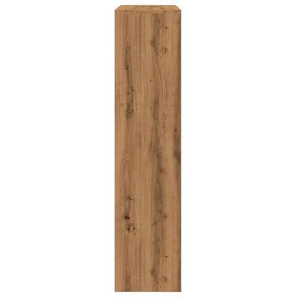 vidaXL Libreria 3Ripiani Rovere Artigianale 123x29x123cm in Truciolato VIDAXL