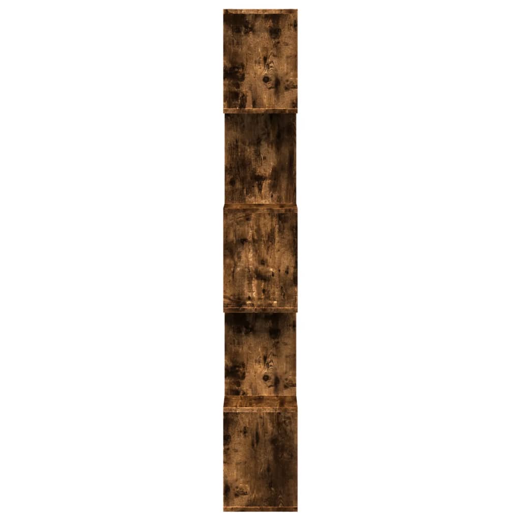 vidaXL Libreria 5 Ripiani Rovere Fumo 70x24x161 cm in Truciolato VIDAXL