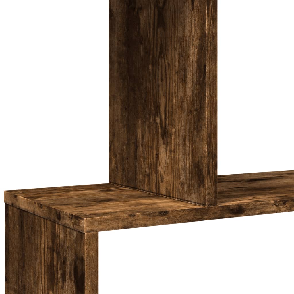 vidaXL Libreria 4 Ripiani Rovere Fumo 70x24x129 cm in Truciolato VIDAXL