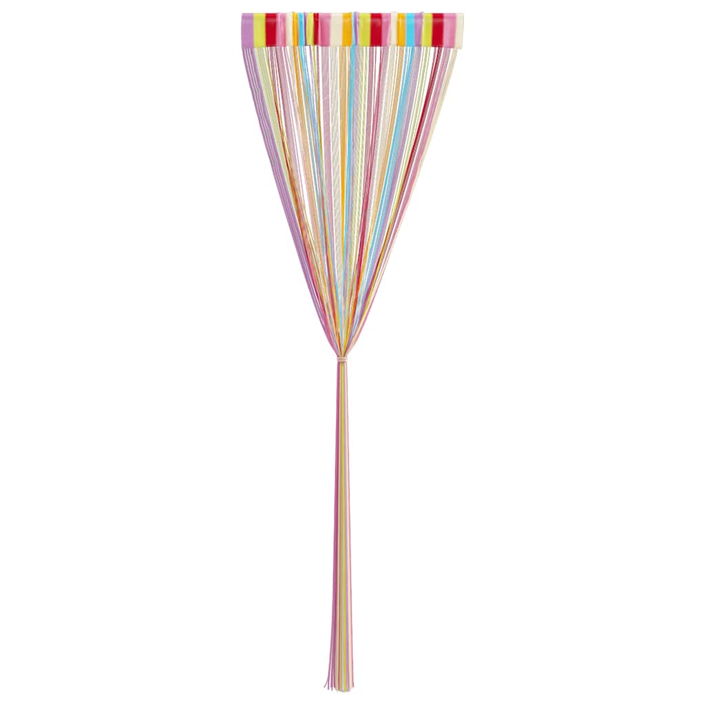 vidaXL Tende a Filo 2 pz Multicolore 140x250 cm