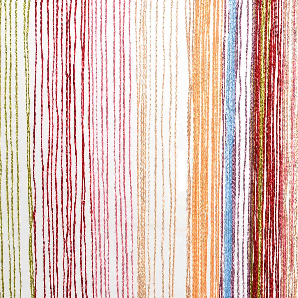 vidaXL Tende a Filo 2 pz Multicolore 140x250 cm