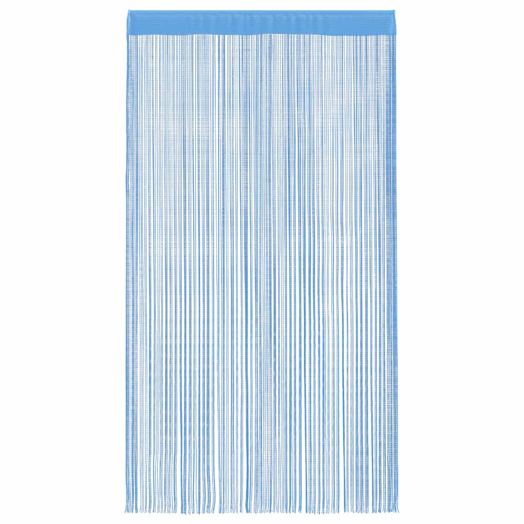 vidaXL Tende a Filo 2 pz Azzurro 140x250 cm