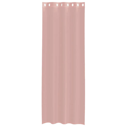 vidaXL Tende in Voile con Occhielli 2 pz Rosa 140x260 cm