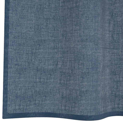 vidaXL Tende in Voile con Occhielli 2 pz Blu Reale