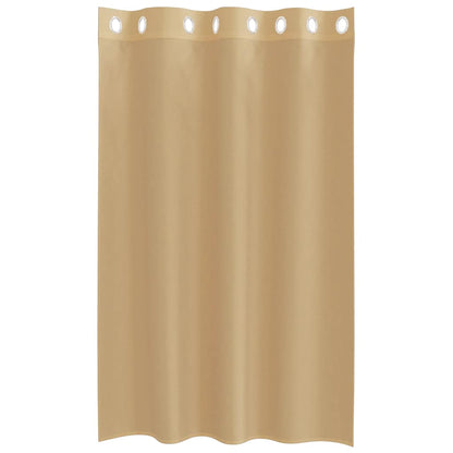 vidaXL Tende in Voile con Occhielli 2 pz Sabbia