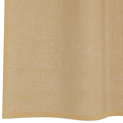 vidaXL Tende in Voile con Occhielli 2 pz Sabbia