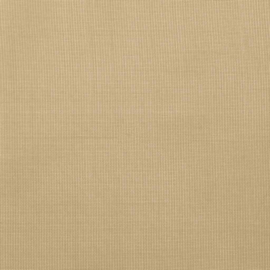 vidaXL Tende in Voile con Occhielli 2 pz Sabbia