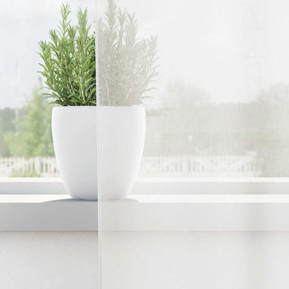 vidaXL Tende in Voile con Tasche per Aste 2 pz Bianco