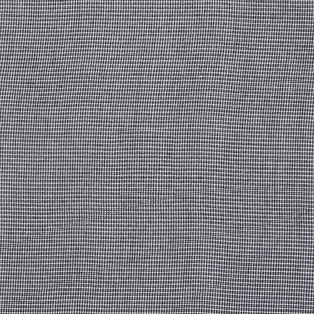 vidaXL Tende in Voile con Linguetta 2 pz Nero