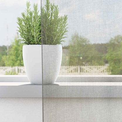 vidaXL Tende in Voile con Passanti 2 pz Grigio Chiaro 140x225 cm