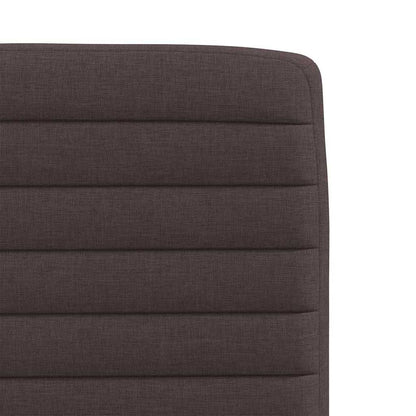 vidaXL Sedie da Pranzo 6 pz Marrone Scuro in Tessuto