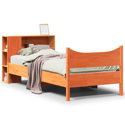 vidaXL Letto senza Materasso Marrone Cera 90x190 cm in Legno di Pino