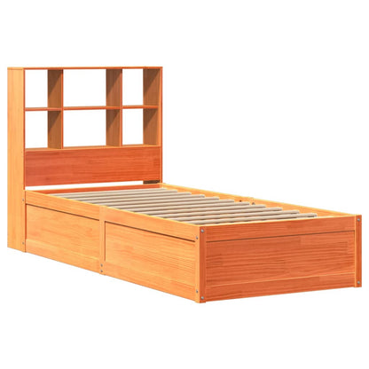 vidaXL Letto senza Materasso Marrone Cera 75x190 cm in Legno di Pino VIDAXL