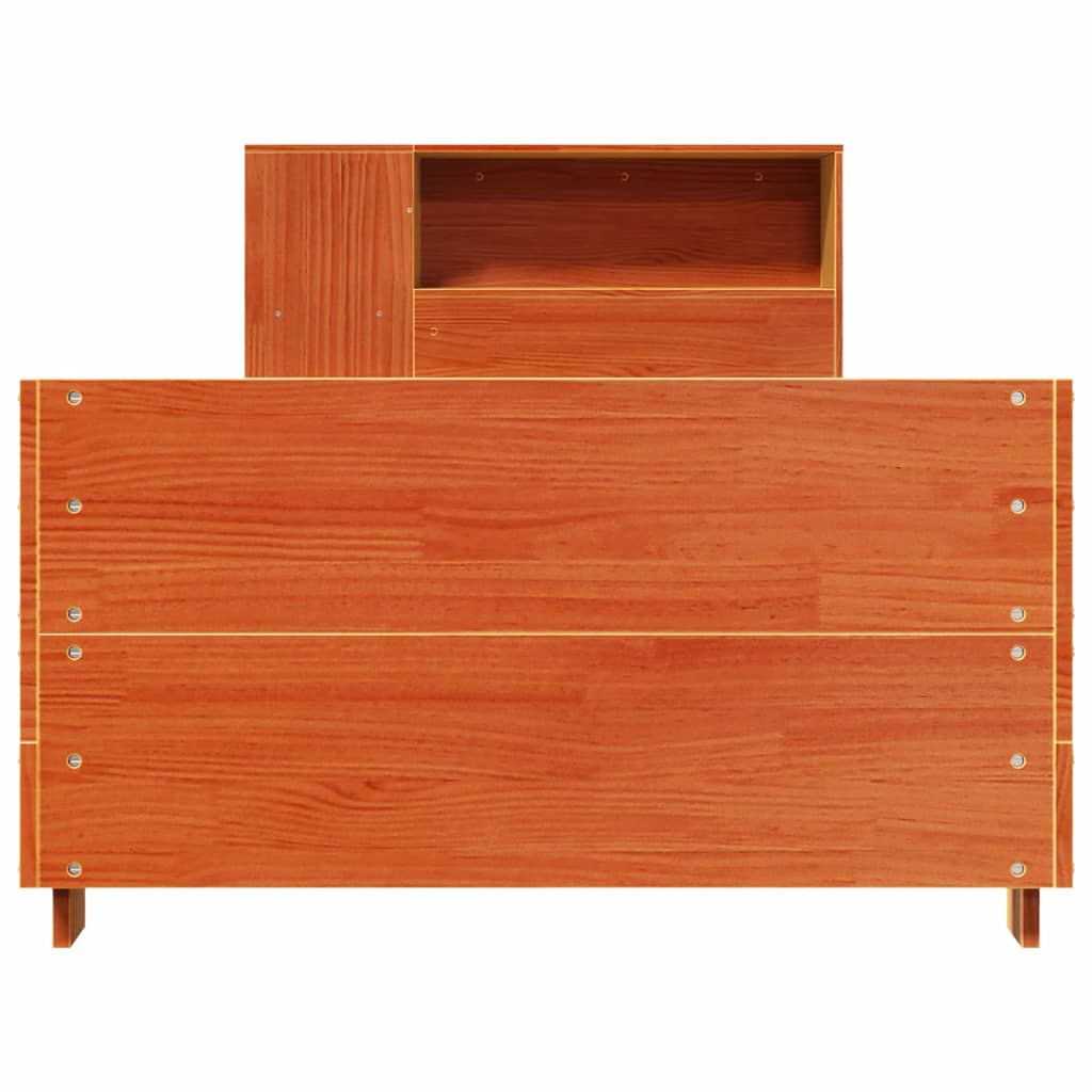 vidaXL Letto senza Materasso Marrone Cera 90x190 cm in Legno di Pino