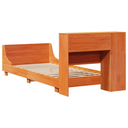 vidaXL Letto senza Materasso Marrone Cera 90x190 cm in Legno di Pino