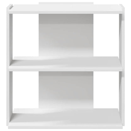 vidaXL Libreria a 3 Ripiani Bianca 60x30x60 cm in Legno Multistrato VIDAXL