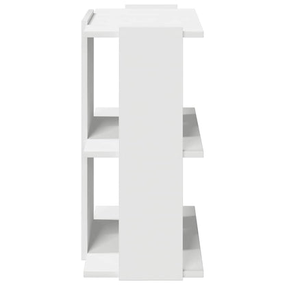 vidaXL Libreria a 3 Ripiani Bianca 60x30x60 cm in Legno Multistrato VIDAXL