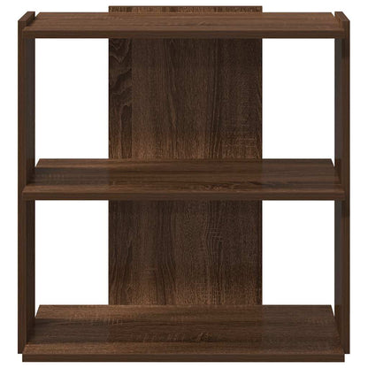 vidaXL Libreria 3 Ripiani Rovere Marrone 60x30x60 cm Legno Multistrato VIDAXL