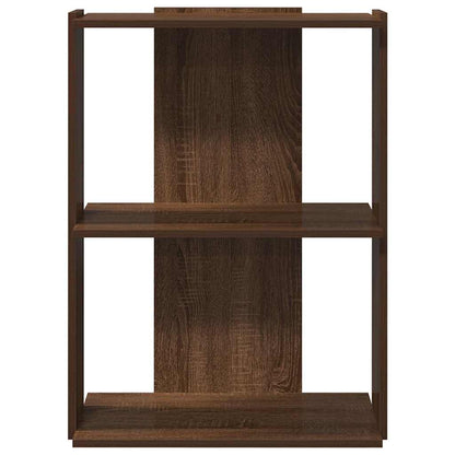 vidaXL Libreria 3 Ripiani Rovere Marrone 60x30x80 cm Legno Multistrato