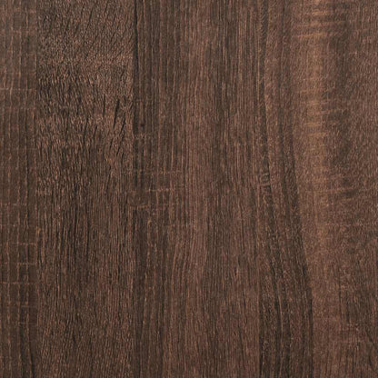 vidaXL Libreria 3 Ripiani Rovere Marrone 60x30x80 cm Legno Multistrato