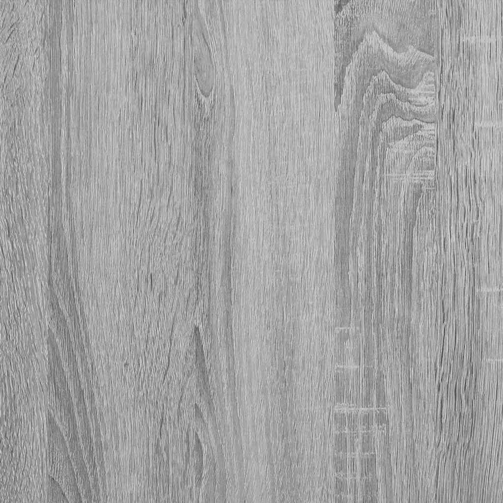 vidaXL Libreria 3 Ripiani Grigio Sonoma 60x30x120cm Legno Multistrato VIDAXL