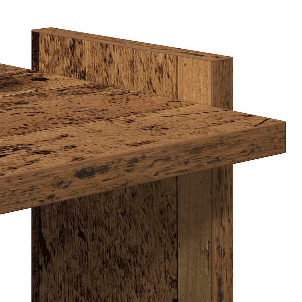 vidaXL Libreria a 3 Ripiani Legno Vecchio 60x30x120 cm in Truciolato VIDAXL